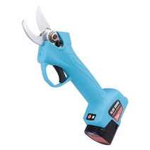 충전식 전동 전지 가위 정전 전정 가지치기 솎아내기, 25mm 배터리 2개개