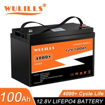 인산철 리튬 배터리 안전성 높은 고효율 새로운 12v 24v 48v 100ah 200ah 280ah 300ah lifepo4 팩 염 내장 bms 태양열 보트 세금 없음, 12v 100ah 팩