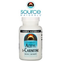 소스내츄럴스 acetylcholine 아세틸 엘카르니틴 솔비톨 500mg 120정