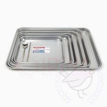 삼미호 알루미늄 직각 쟁반 쟁반트레이, 6호 (CG71590)