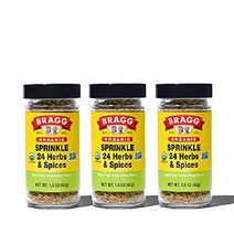 브래그 Bragg Sprinkle 허브 스파이시 시즈닝 42g 1.5oz 3팩, 1.5온스(3팩)