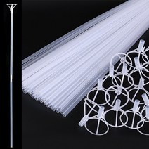 (풍선컵스틱70cm20개세트) 생일 파티 풍선 장식 컵스틱, 상세페이지 참조