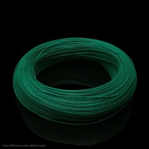 충전케이블 데이터케이블 3D 프린터 용 절연 고온 전자 케이블 5/10M UL1332 PTFE 와이어 30/28/26/24/22/20/18/16/14/13/12/10 AWG FEP, [03] Green, [11] 10 AWG, [02] 10 Meters