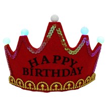 펀엔터테인먼트 LED생일왕관2, 레드