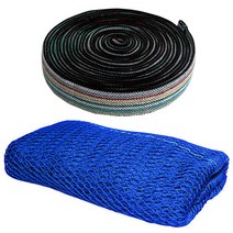 탄력바 컬러 45mm 20YD+그물망 청색 3m x 5m 화물차 트럭 용달 안정망 낙하방지 밴드 벨트 스트랩