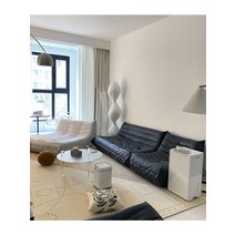 싱글가죽 소파 인테리어용 거실, 수입 스크래치 방지 극세사 가죽 [페달]