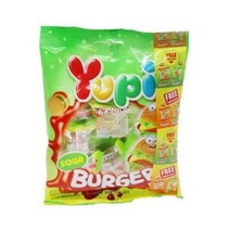 유피 사우어버거 미니버거젤리 과일맛젤리 버거모양젤리 64gx12개