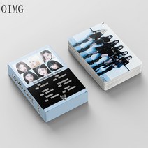 Kpop 아스트로 아이브 스트레이 ITZY ATEEZ 레드 벨벳 아이돌 로모 케이드 세트 앨범 사진 팬 선물 54 장, 08 IVE