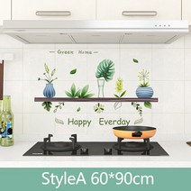 온장고 음료온장고30*90cm 또는 자체 접착 주방 내유 스티커 내열성 및 캐비닛 1 장, 02 A60