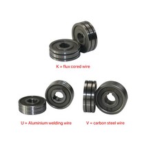 와이어 피더 U V K 휠 롤러 0.8mm 1.0mm 1.2mm 더블 사이즈 MIG 용접기 용접 피딩 머신, 15 0.8MM-0.9MM-K