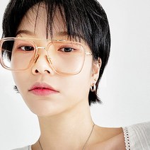 스타일호른 레트로 보잉 블루라이트 차단 투명안경테