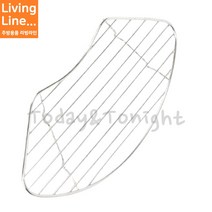 Kitchen 고기 받침망 익은고기 받침대 삼겹살 불판 기름망 돈가스망 스텐망, ♡불판받침망 대♡, [ 1개 ]