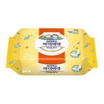 크리넥스 마이비데 키즈 화장실용 물티슈 캡형, 42매, 1팩
