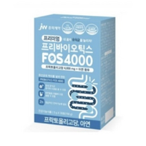 JW중외제약 프리미엄 프리바이오틱스 FOS 4000 플러스 아연 프락토올리고당 유산균, 30포, 16박스