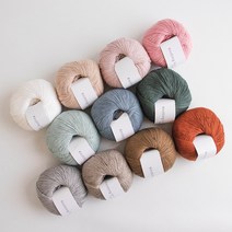 야나 [니팅포올리브] 코튼 메리노(Cotton Merino)뜨개실 뜨개질실 털실 스웨터만들기 대바늘 대바늘뜨개 니팅포올리브, 슬레이트