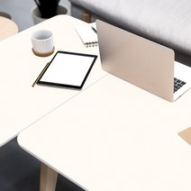 현대시트 한양 책상 식탁 테이블 가구 리폼 인테리어필름 1m + 에코필름 헤라, 01. 매트화이트 ECSM836