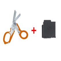 컷터기 절단기 다기능 랩터 비상 대응 가위 multitool 접는 가위 미니 휴대용 전술 접는 펜치 낚시, 주황색