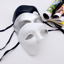 팬텀가면 남성 반가면 할로윈파티 오페라 유령 마스크, 실버