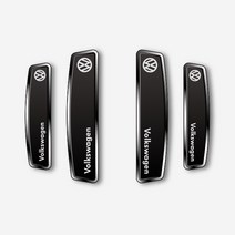 문콕방지 블랙 쉴드 엠블럼 도어가드 폭스바겐, 1개