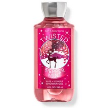 배쓰앤바디웍스 Bath and Body Works Body Care Full Size Shower Gel Aloe Vit아미n E 10 fl oz Twisted Peppermint