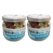 브랜드없음 우리주 저알러지 츄 강아지 간식 300g 연어 + 대구 혼합맛 덴탈껌, 8개