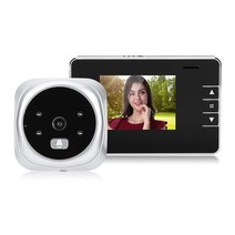 스마트 초인종 스마트 도어벨 스마트 도어락 2.8 인치 lcd 디지털 엿보는 구멍 초인종 카메라 야간 투시경 뷰어 비디오 전자 도어 벨 홈 보안 야외 도어 아이 95, 협력사