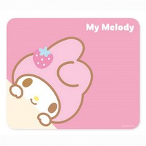 컴퓨터방 밀림방지 산리오 캐릭터 고급 마우스패드 직장인 마우스장판 아이방, 마우스패드-쿠로미