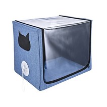 강아지산소방 애완 동물 산소 케이지 애완 동물 케이지 집 방 애완 홈, 푸른, 씨엔