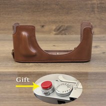 가죽 카메라 보호대 하프 케이스 그립 라이카 M10 M10P 보호 가방 셸, [01] PU Coffee