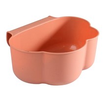 스마트휴지통 화장실 휴지통 쓰레기통 벽걸이 가정용 주방 쓰레기 컨테이너 사무실 거실 보관 바구니, [03] 분홍색