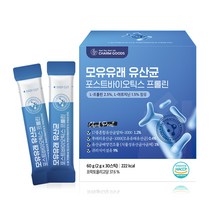 [바른생활건강] 포스트 바이오틱스 프롤린 모유유래 유산균 스틱형 : 17종 혼합유산균+프락토올리고당(유산균 먹이) 함유, 30포 x 2박스