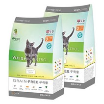 세라피드 체중관리 고양이 사료, 2kg, 2개