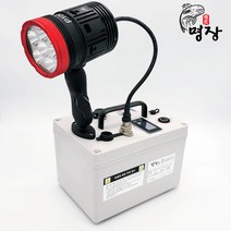 명장집어등 P100 풀밝기 6시간이상부터 볼락 빙어 갈치 낚시, P100 램프단품+브라켓(배터리없음,별도구매), 램프만 구매시 선택없음