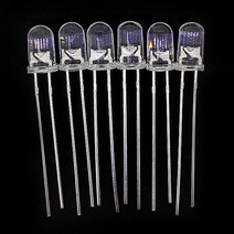 고휘도 LED 발광다이오드 5파이 백색 LED5MM-WHITE, 단품