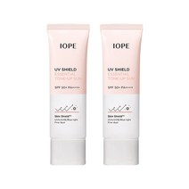 아이오페 UV 쉴드 에센셜 톤업 선 50ml(SPF50+) 2개 톤보정 선크림 자외선차단제