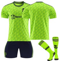 맨유 축구유니폼 축구복 형광그린 키즈 성인 상하복+양말