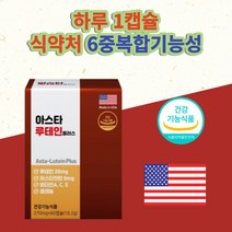 닥터스 루테인 아스타잔틴 해외직구 루태인 누테인 루데인 류테인 루테닌 아수터잔틴 아스티잔틴 아스잔틴 아스탄잔틴 눈 노화 피로 관리 보호제 부모님 직장인 수험생 영양제 50대 60대, 2개 / 4개월