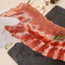수입 돼지 등갈비 구이 로인립 쪽갈비 찜용, 1kg, 1개