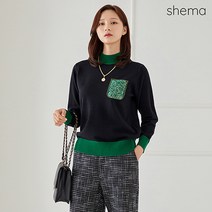 [세마] 골드비즈컬러배색니트_HI2W1KT2201