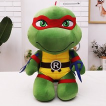 개굴닌자인형 클래식 영화 십대 돌연변이 닌자 거북이 플러시 장난감 25cm-65cm 큰 눈을 가진 귀여운 크리에이티브 인형 소녀와 소년을 위한 선물, 55cm, Red