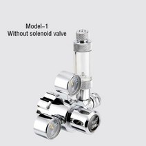 DIY 수족관 CO2 레귤레이터 마그네틱 솔레노이드 키트 체크 밸브 액세서리 리액터 제너레이터 시스템, 1+CGA320