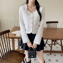 에이블린 라티제트위드자켓