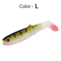 MEREDITH Cannibal Baits 80mm 100mm 125mm 인공 소프트 낚시는 Wobblers 루어 실리콘 쉐이드 웜베이스 미, CHINA_125mm 3pcs, 12 L_02 125mm 3pcs