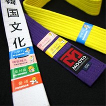 태권도학원용 프로그램 수행완료 띠밴드 10장세트, 격파