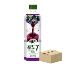 참존 포도7 음료베이스 835ml 12개1박스, 단품
