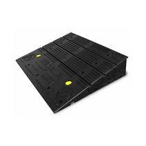 경사로 문턱 휠체어 장애인 경사판 안전발판 진입블럭판 1단(반품 및 교환불가), 진입블럭판 8단, 1개