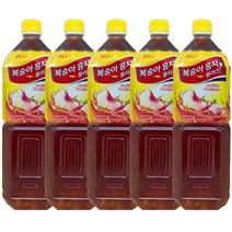 담터 복숭아 홍차 플러스 1.5리터 X 5개, 1.5L
