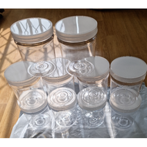 봄91 원형 투명스크류캡 밀폐용기 500ml, 130개