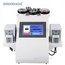 진공 레이저 무선 주파수 RF 40K Cavi Lipo 슬리밍 초음파 지방 흡입 캐비테이션 기계 스파용 6 in 1 2022 제품, US Plug