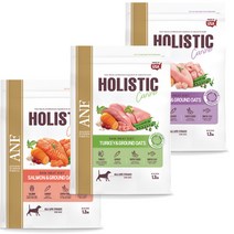 ANF 독 홀리스틱 3종류 칠면조 연어 치킨&귀리 2.4kg 7.2kg 소용량 대용량 사료, ANF 독 홀리스틱 연어&귀리 7.2kg